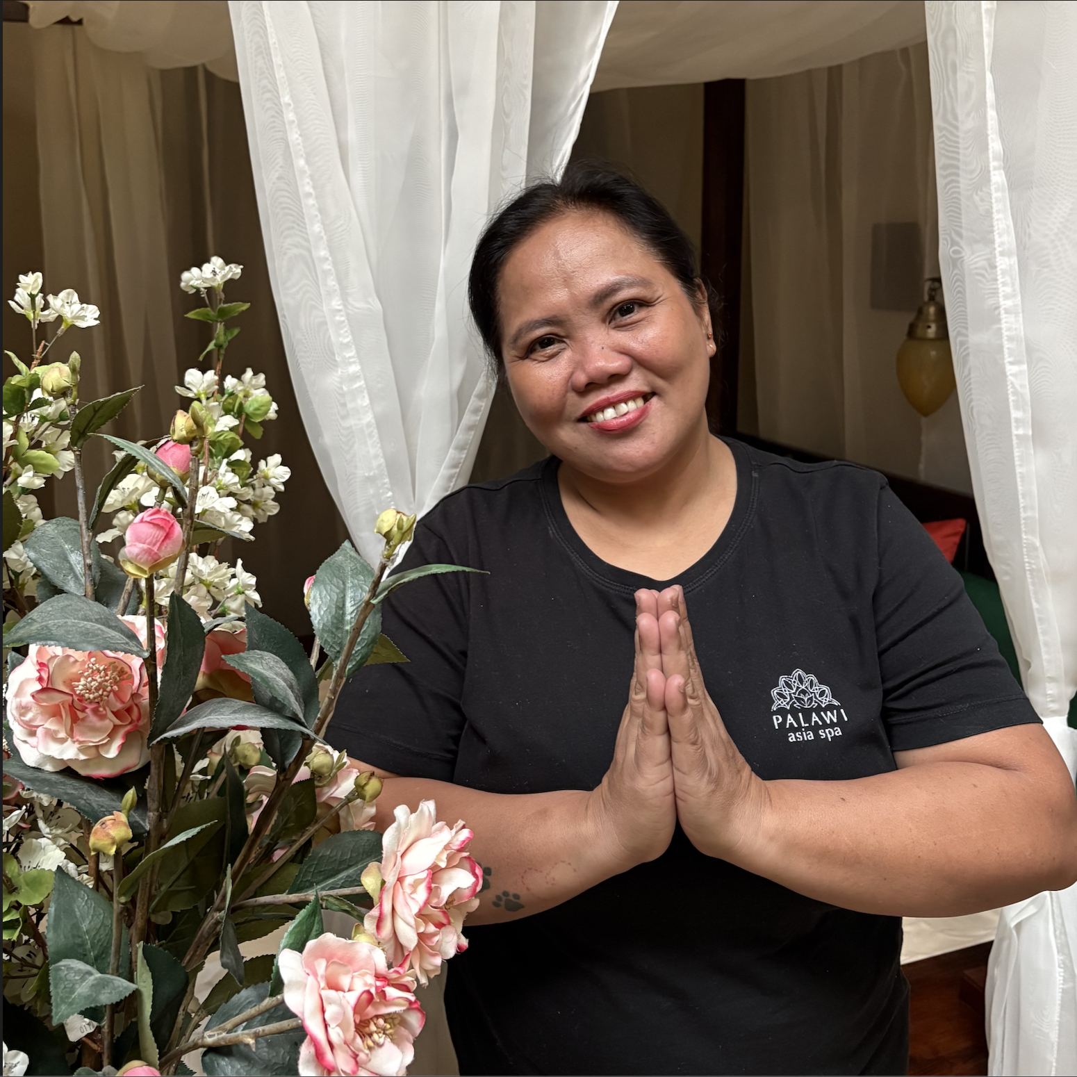 Terapeutka Emi v Palawi Asia Spa
